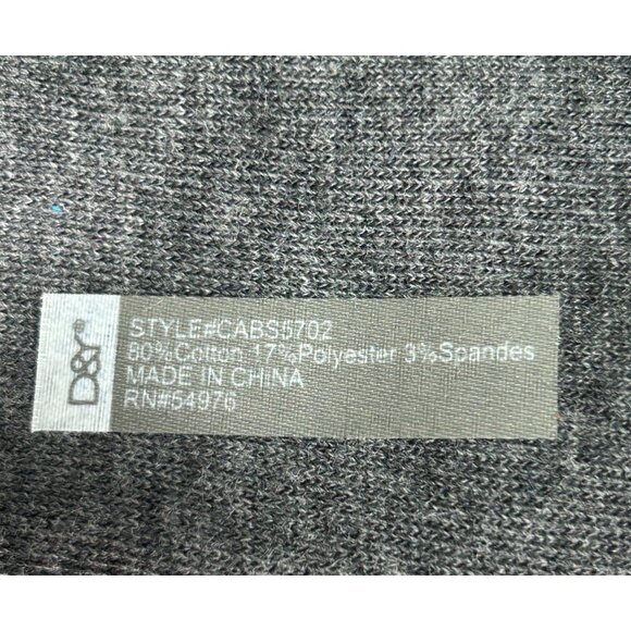 D&Y Women's Knee High Ruched Top Boot Socks in Gray - Sz 6 to 10 - NWOT - Picture 3 of 3